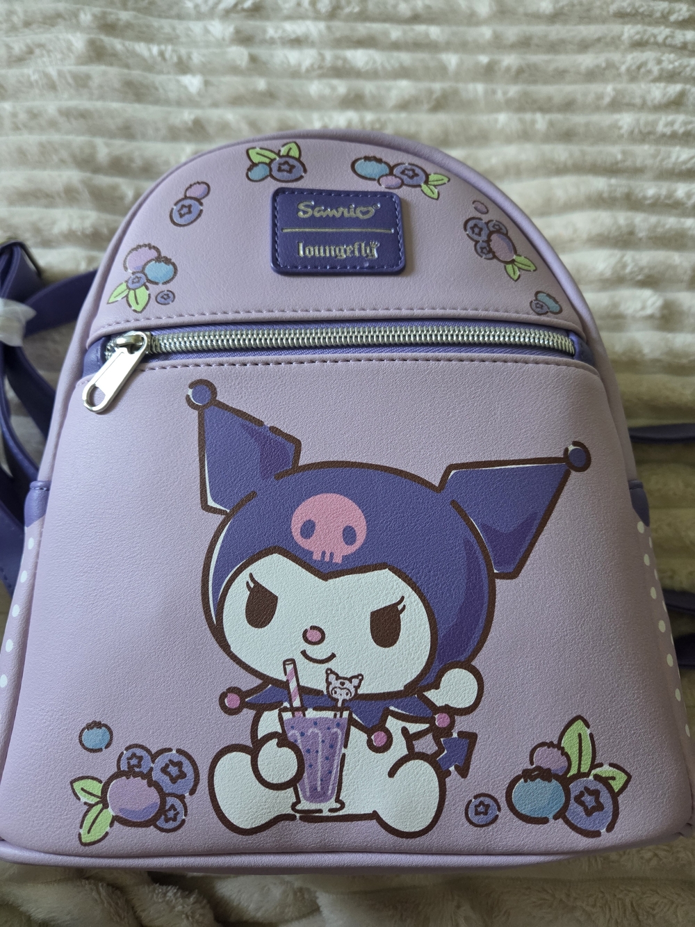 Loungefly Kids Lavender Purple Kuromi Mini Backpack